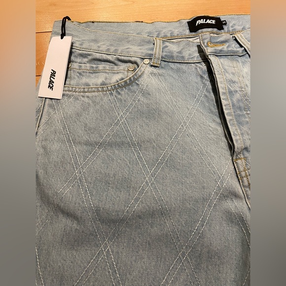 PALACE DIAMOND STITCH JEANS SIZE 34 BRAND NEW NEVER WORN - Picture 7 of 9